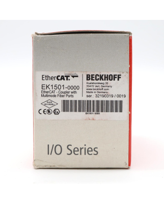 Beckhoff EtherCAT-Koppler EK1501 OVP