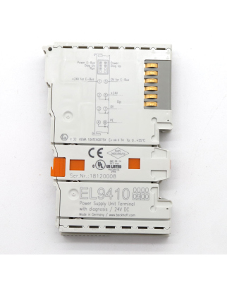 Beckhoff Netzteilklemme EL9410 NOV