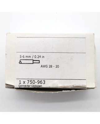 WAGO Feldbusstecker 750-963 OVP