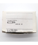 WAGO Feldbusstecker 750-963 OVP