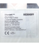 Beckhoff EtherCAT/Ethernet-Medienkonverter CU1521 OVP
