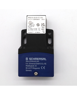 SCHMERSAL Sicherheitssensor RSS16-I2-D-CC-DU 103044777 NOV