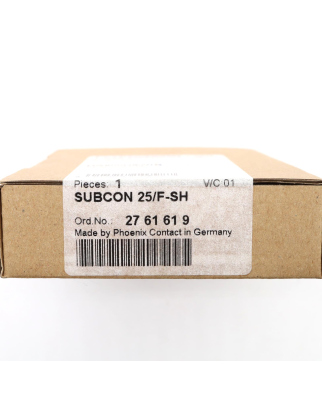 Phoenix Contact D-SUB-Busstecker SUBCON 25/F-SH 2761619 SIE