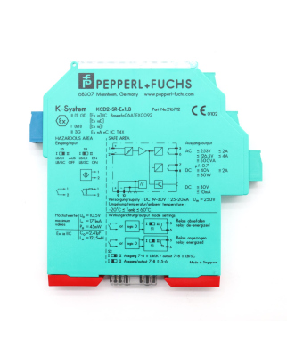 Pepperl+Fuchs Schaltverstärker KCD2-SR-Ex1.LB 216712...