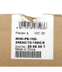 Phoenix Contact Stromversorgung MINI-PS-100-240AC/10-15DC/8 2866297 OVP