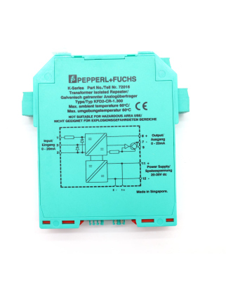 Pepperl+Fuchs Transmitterspeisegerät KFD2-CR-1.300...