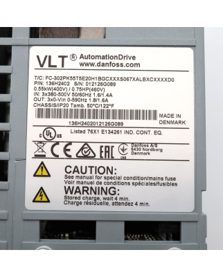 Danfoss Frequenzumrichter...