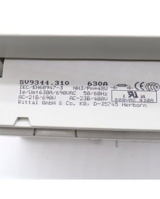 RITTAL NH-Lasttrenner Gr.03 SV 9344.310 OVP