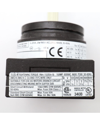 EATON EIN-AUS-Schalter T0-1-102/E 088709 OVP