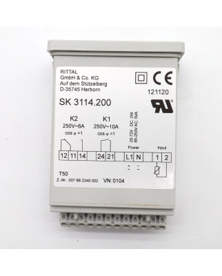RITTAL Schaltschrank-Temperaturanzeige SK 3114.200 GEB