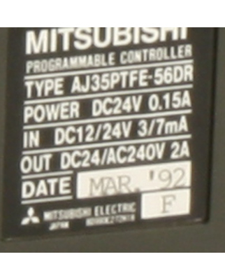Mitsubishi Electric MELSEC NET/MINI Controller AJ35PTFE-56DR GEB