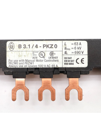 Klöckner Moeller Drehstromschienenblock B3.1/4-PKZ0 044947 (9Stk.) OVP