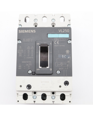 Siemens Leistungsschalter 3VL3710-1DC36-0AD1 NOV