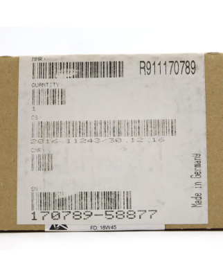 Rexroth Inline Einspeiseklemme R-IB IL 24 PWR IN-PAC MNR: R911170789-101 SIE