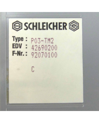 SCHLEICHER Modul P03-TM2 EDV: 42690200 GEB