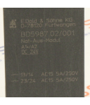 E.Dold & Söhne KG Not-Aus-Modul BD5987.02/001 GEB