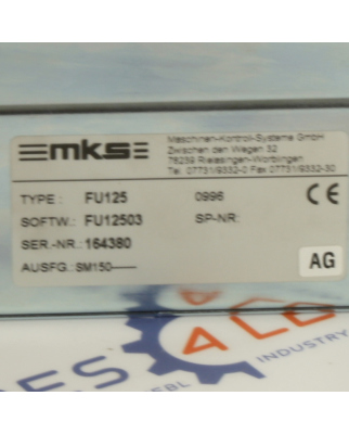 MKS Frequenz-Spannungswandler FU125 FU12503 / SM150 NOV
