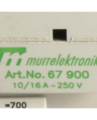 Murr elektronik Steckdose Hutschiene 67900 10/16A-250V GEB