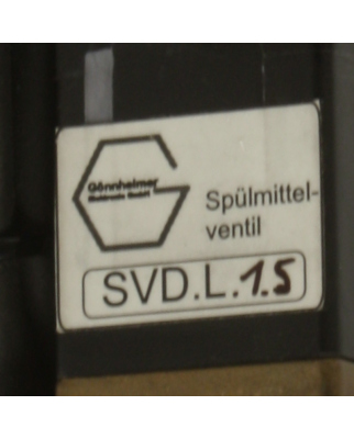 bürkert Magnetventil 0681 A NBR 641-4104 - Gönnheimer Spülmittelventil SVD.L1.5 NOV