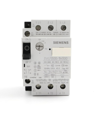 Siemens 3VU1300-1MS00 Motorschutzschalter Siemens 3VU1300-1MS00 Motorschutzschalter