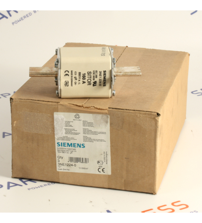 Siemens Sitor Sicherungseinsatz 3NE1224-0 (3Stk.) OVP