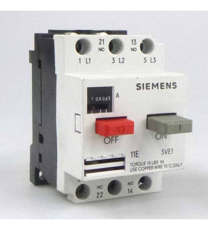 Siemens Leistungsschalter 3VE1010-2F GEB