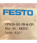 Festo Ventilinsel CPV-10-GE-FB-8-CPI 18252 OVP
