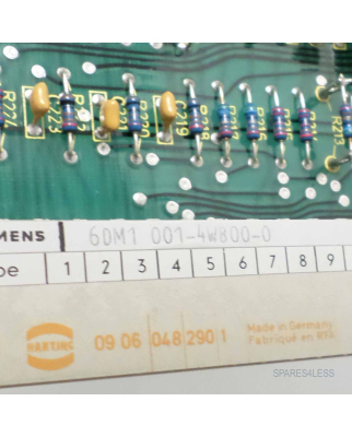Siemens Baugruppe 6DM1001-4WB00-0 NOV