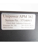 Ulrich Buhr Unipower Lastüberwachungssystem APM382 OVP