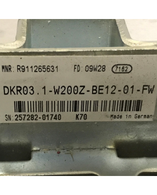 Rexroth Indramat Hauptspindel Antriebsregler DKR03.1-W200Z-BE12-01-FW REM