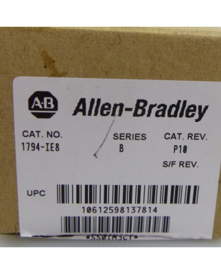 Allen Bradley Analog Input Modul 1794-IE8 Ser.B OVP