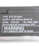 GEFRAN Halbleiterelais GTS25/230-0 GEB