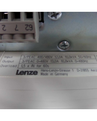 Lenze Servo Antriebsregler Umrichter 13251964 EVS9325-ESV004 GEB