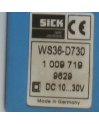 SICK Einweg Lichtschranke WS36-D730 1009719 GEB