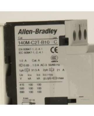 Allen Bradley Motorschutzschalter 140M-C2T-B10 Ser.C OVP