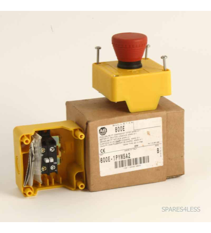 Allen Bradley Notausschalter 800E-1PYM5A2 Ser.B OVP