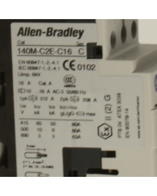 Allen Bradley Motorschutzschalter 140M-C2E-C16 OVP