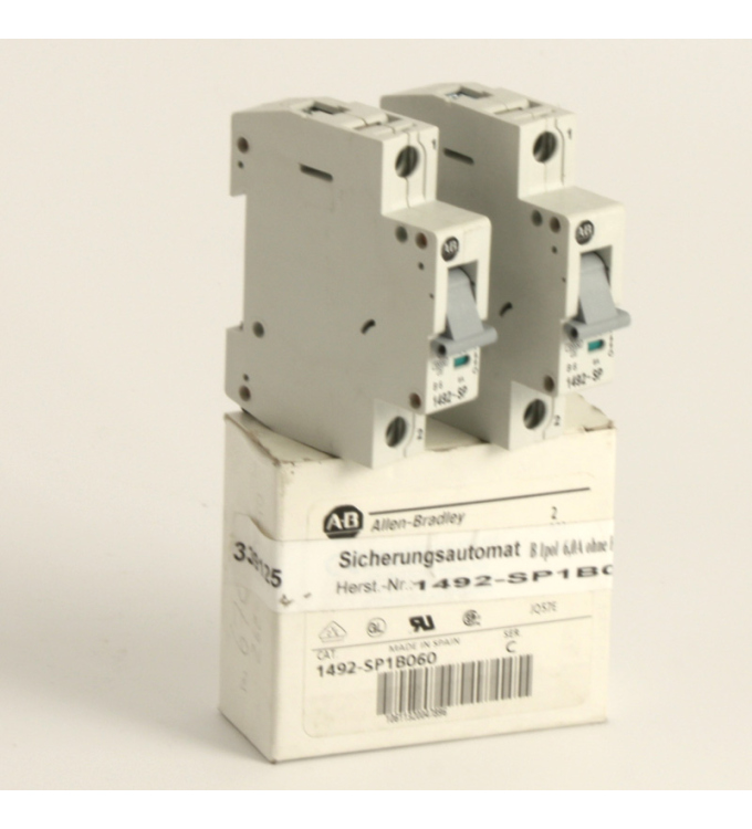 Allen Bradley Leistungsschalter 1492-SP1B060 Ser. C (2Stk.) OVP
