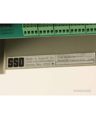 Parker / SSD Ltd. SSD Drive / AC Variable Speed Drive...