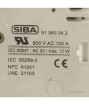 SIBA Sicherungshalter 5106004.2 600V/AC100A NOV