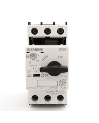 Siemens Leistungsschalter 3RV1021-1AA10 GEB