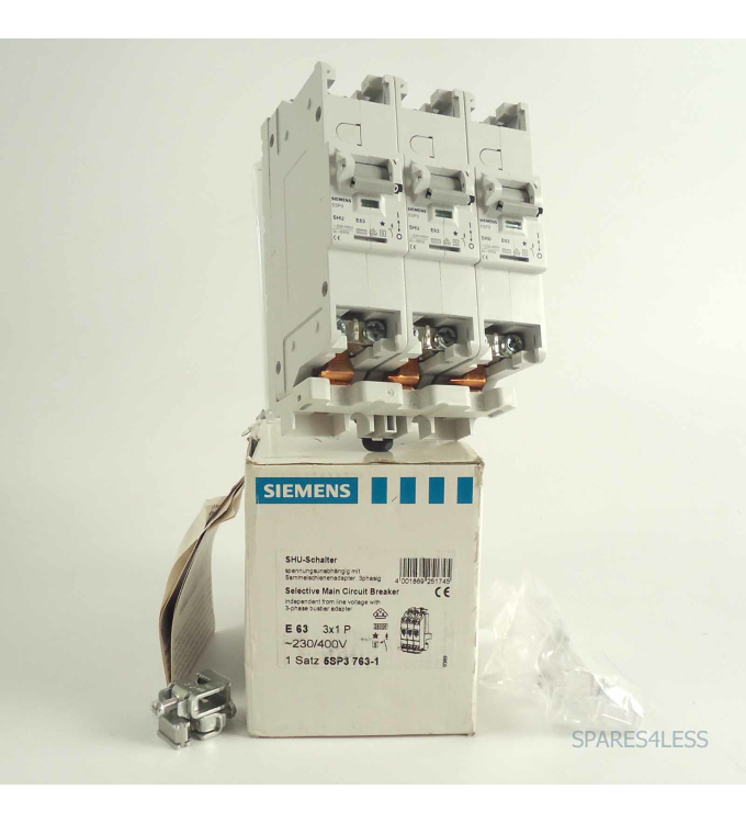Siemens Haupt-Leitungsschutzschalter 5SP3 763-1 OVP