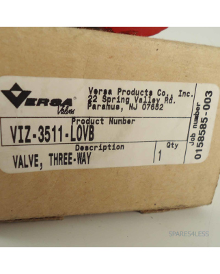 VERSA Ventil VIZ-3511-00 VB GEB