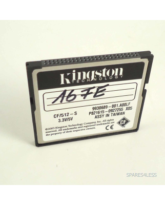 Kingston elite pro Compact Flash Card 512MB CF/512-S GEB