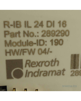 Rexroth Inline Digital-Eingabeklemme R-IB IL 24 DI 16 OVP