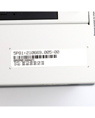 B&R Industrie PC IPC APC810 5P81:210669.005-00 GEB