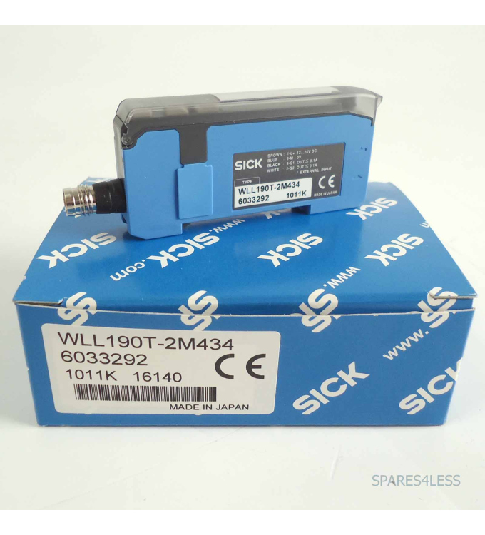 SICK Lichtleiter-Sensor WLL190T-2M434 6033292 OVP