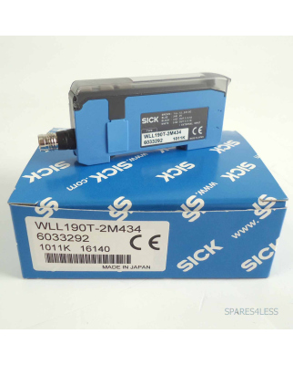 SICK Lichtleiter-Sensor WLL190T-2M434 6033292 OVP
