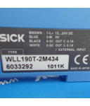SICK Lichtleiter-Sensor WLL190T-2M434 6033292 OVP