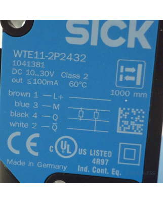 SICK Reflexions Lichttaster WTE11-2P2432 1041381 OVP